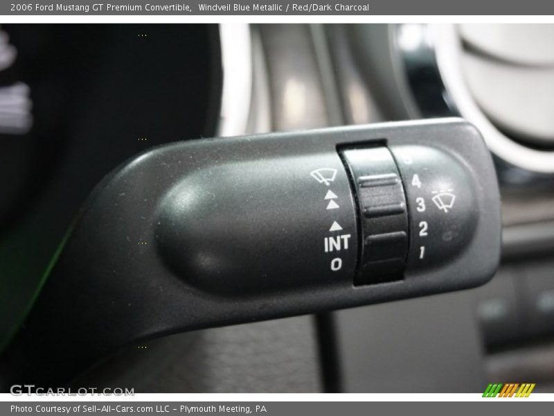 Windveil Blue Metallic / Red/Dark Charcoal 2006 Ford Mustang GT Premium Convertible