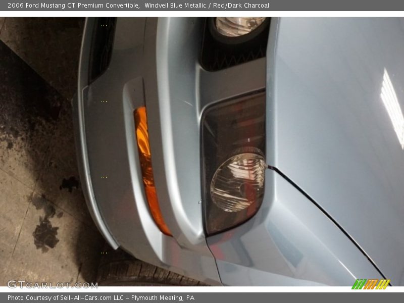 Windveil Blue Metallic / Red/Dark Charcoal 2006 Ford Mustang GT Premium Convertible