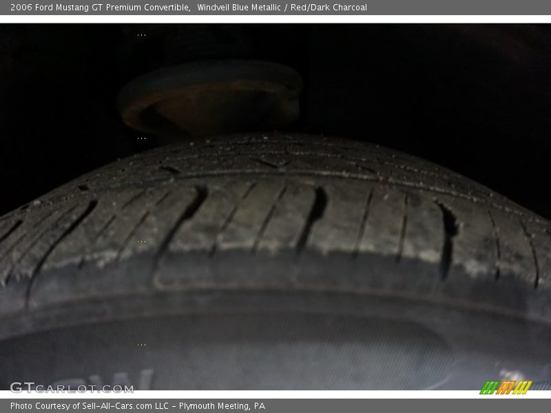 Windveil Blue Metallic / Red/Dark Charcoal 2006 Ford Mustang GT Premium Convertible