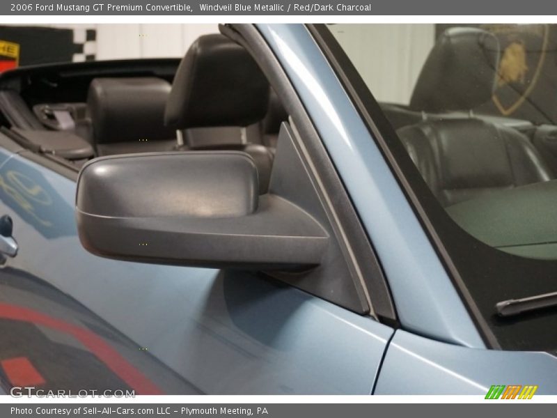 Windveil Blue Metallic / Red/Dark Charcoal 2006 Ford Mustang GT Premium Convertible