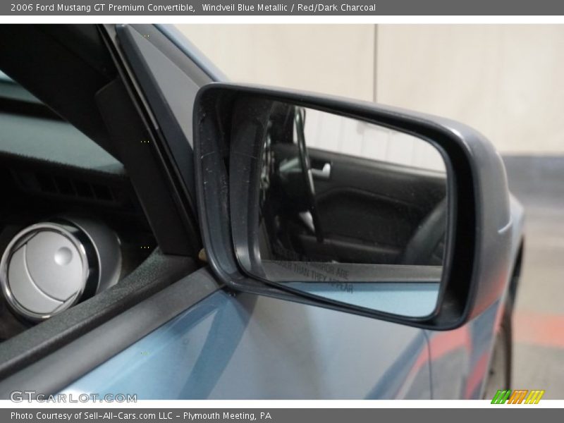 Windveil Blue Metallic / Red/Dark Charcoal 2006 Ford Mustang GT Premium Convertible