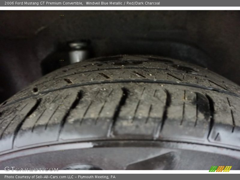 Windveil Blue Metallic / Red/Dark Charcoal 2006 Ford Mustang GT Premium Convertible