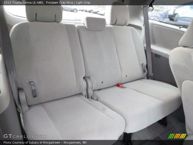 Predawn Gray Mica / Light Gray 2013 Toyota Sienna LE AWD