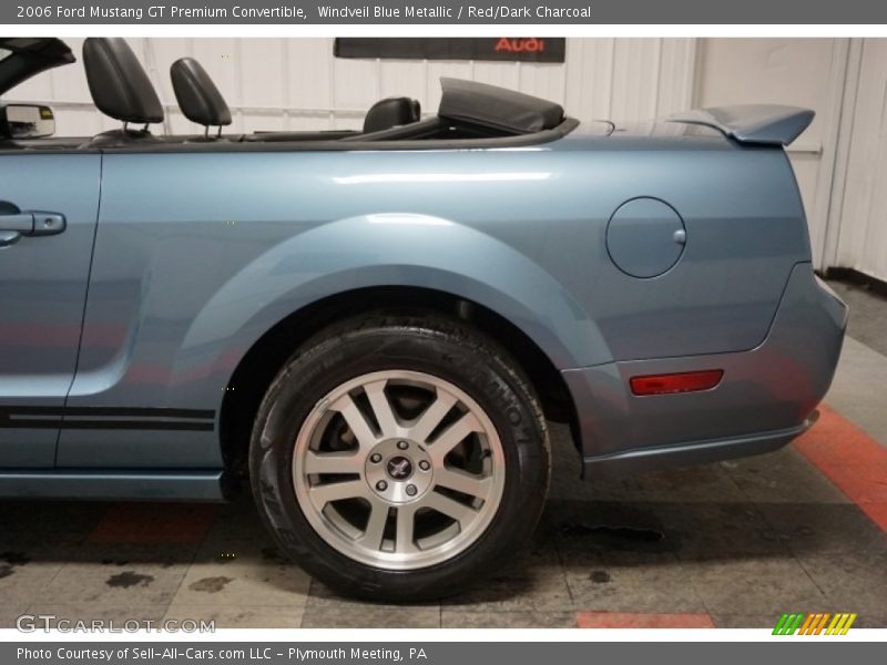 Windveil Blue Metallic / Red/Dark Charcoal 2006 Ford Mustang GT Premium Convertible