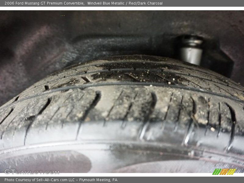 Windveil Blue Metallic / Red/Dark Charcoal 2006 Ford Mustang GT Premium Convertible