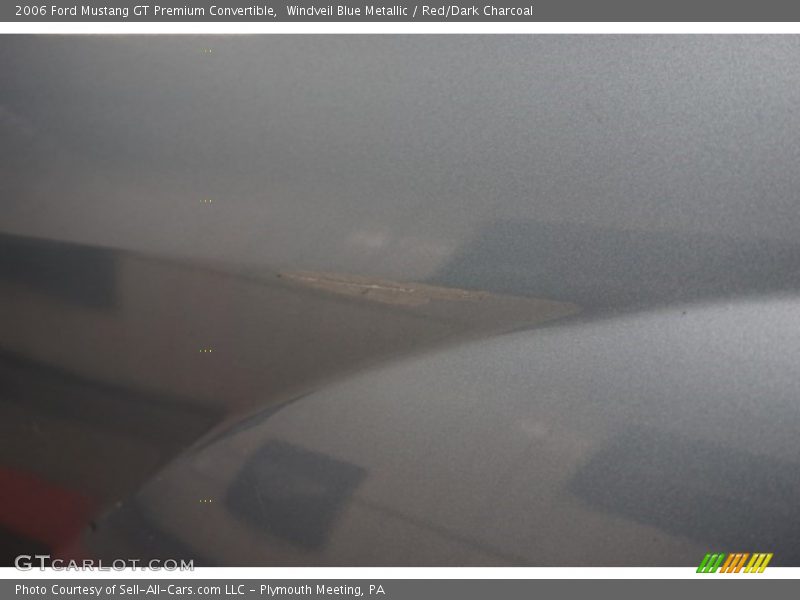 Windveil Blue Metallic / Red/Dark Charcoal 2006 Ford Mustang GT Premium Convertible