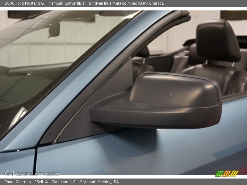 Windveil Blue Metallic / Red/Dark Charcoal 2006 Ford Mustang GT Premium Convertible