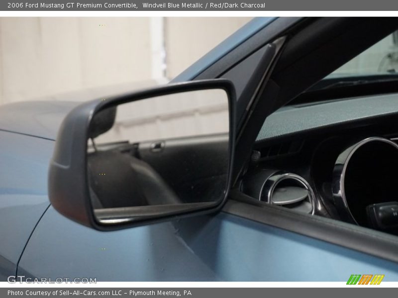 Windveil Blue Metallic / Red/Dark Charcoal 2006 Ford Mustang GT Premium Convertible