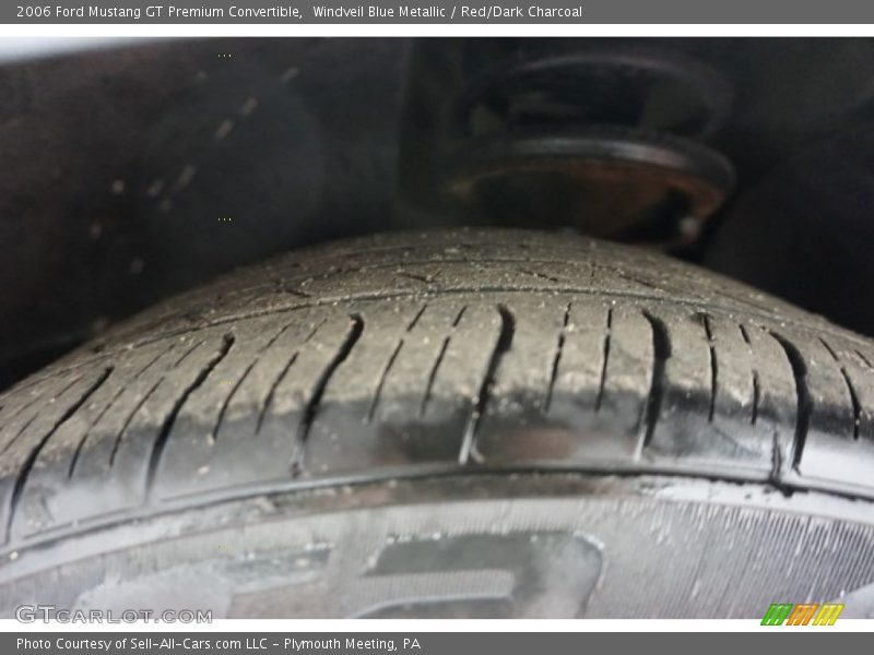 Windveil Blue Metallic / Red/Dark Charcoal 2006 Ford Mustang GT Premium Convertible