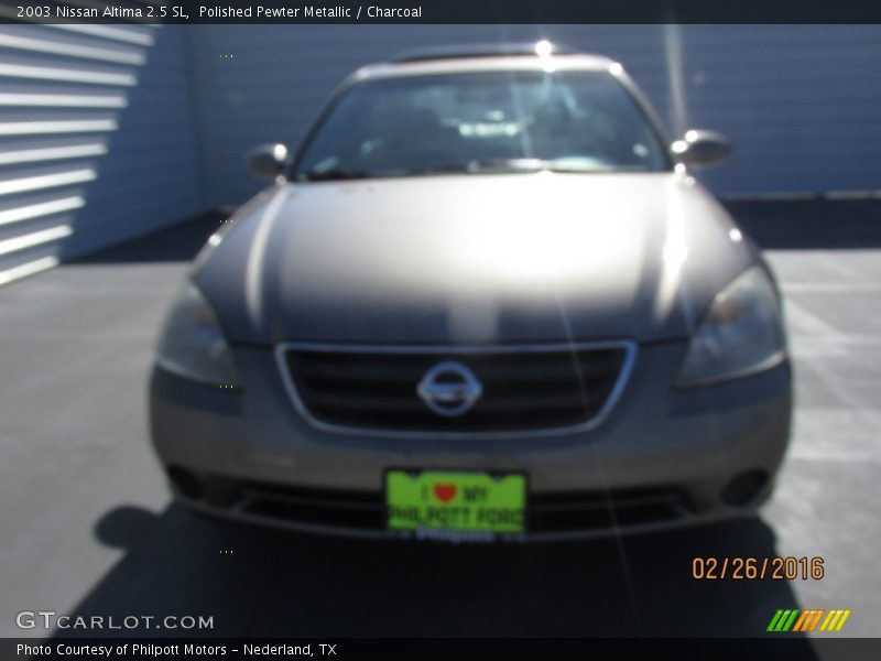 Polished Pewter Metallic / Charcoal 2003 Nissan Altima 2.5 SL
