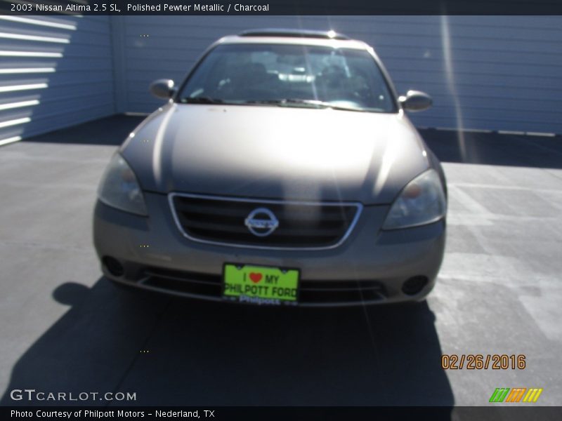 Polished Pewter Metallic / Charcoal 2003 Nissan Altima 2.5 SL