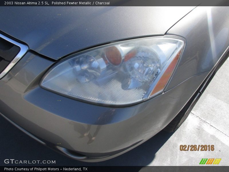 Polished Pewter Metallic / Charcoal 2003 Nissan Altima 2.5 SL