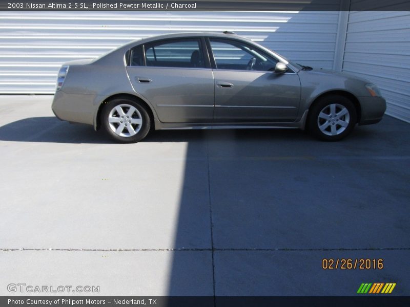 Polished Pewter Metallic / Charcoal 2003 Nissan Altima 2.5 SL
