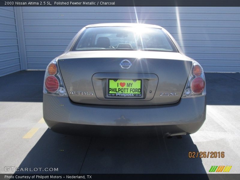 Polished Pewter Metallic / Charcoal 2003 Nissan Altima 2.5 SL