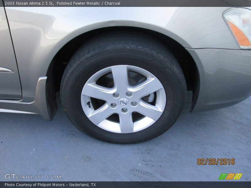 Polished Pewter Metallic / Charcoal 2003 Nissan Altima 2.5 SL