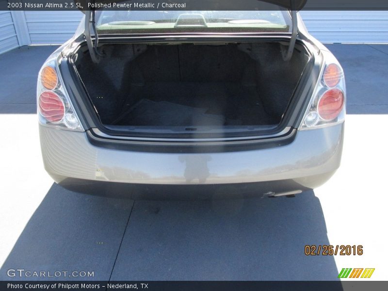 Polished Pewter Metallic / Charcoal 2003 Nissan Altima 2.5 SL