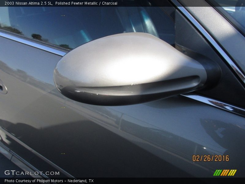 Polished Pewter Metallic / Charcoal 2003 Nissan Altima 2.5 SL