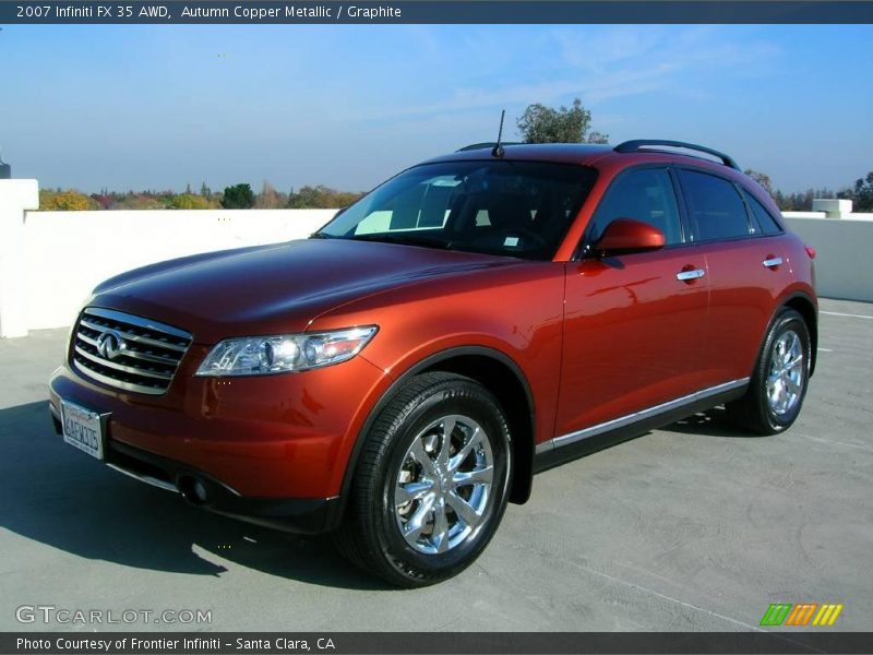 Autumn Copper Metallic / Graphite 2007 Infiniti FX 35 AWD