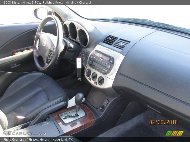 Polished Pewter Metallic / Charcoal 2003 Nissan Altima 2.5 SL