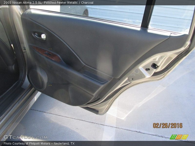 Polished Pewter Metallic / Charcoal 2003 Nissan Altima 2.5 SL