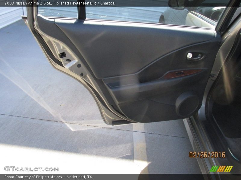 Polished Pewter Metallic / Charcoal 2003 Nissan Altima 2.5 SL