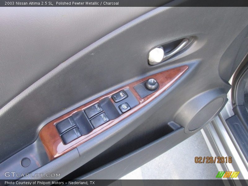 Polished Pewter Metallic / Charcoal 2003 Nissan Altima 2.5 SL