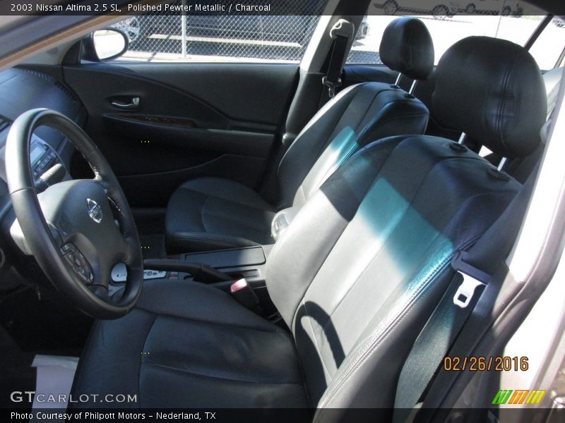 Polished Pewter Metallic / Charcoal 2003 Nissan Altima 2.5 SL