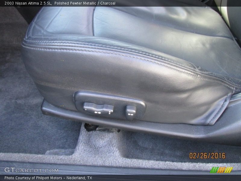 Polished Pewter Metallic / Charcoal 2003 Nissan Altima 2.5 SL