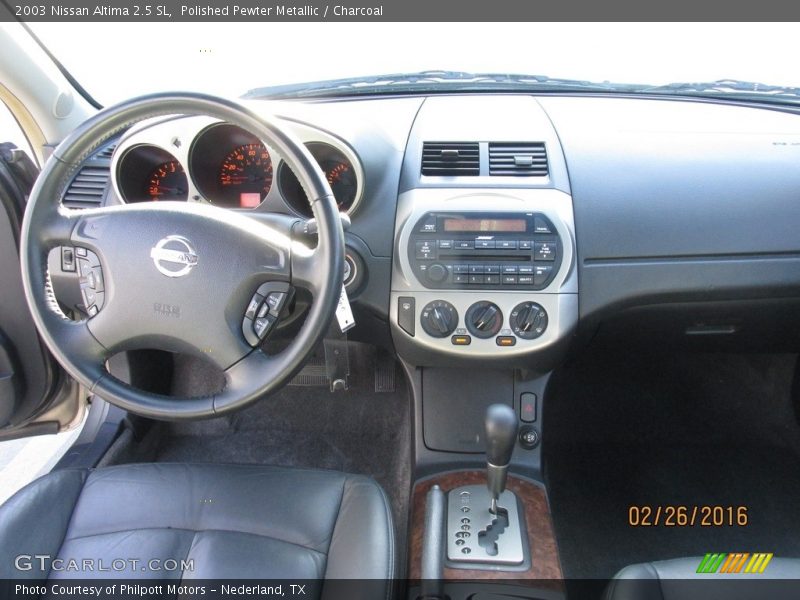 Polished Pewter Metallic / Charcoal 2003 Nissan Altima 2.5 SL