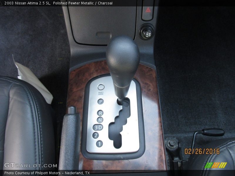 Polished Pewter Metallic / Charcoal 2003 Nissan Altima 2.5 SL