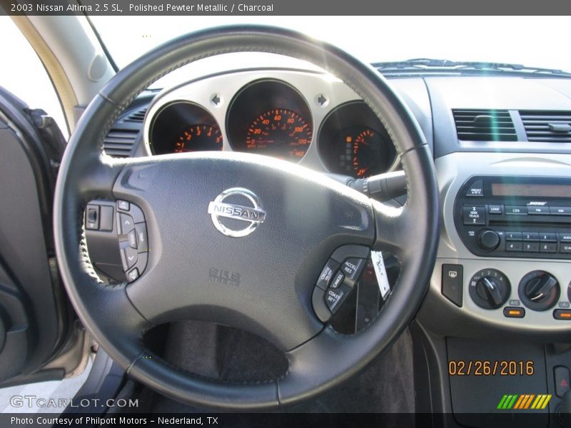 Polished Pewter Metallic / Charcoal 2003 Nissan Altima 2.5 SL