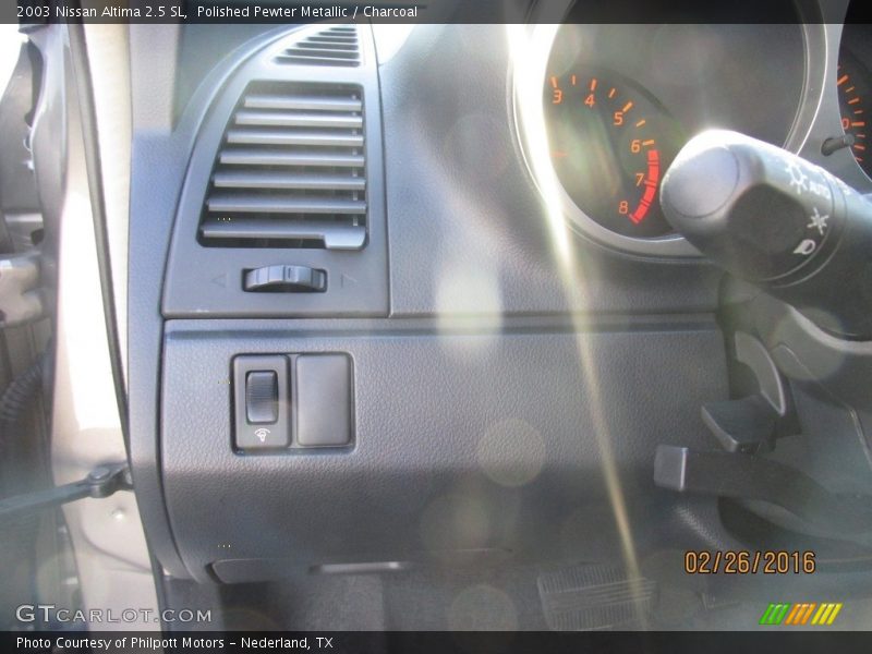 Polished Pewter Metallic / Charcoal 2003 Nissan Altima 2.5 SL