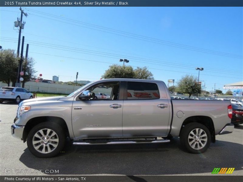 Silver Sky Metallic / Black 2015 Toyota Tundra Limited CrewMax 4x4