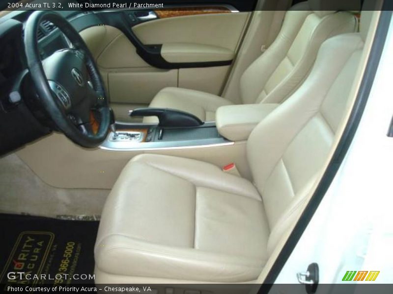 White Diamond Pearl / Parchment 2004 Acura TL 3.2