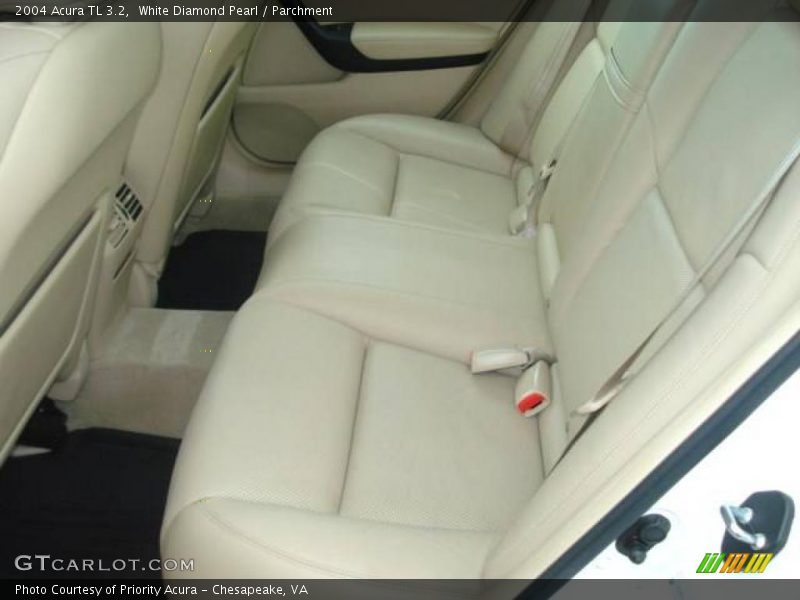 White Diamond Pearl / Parchment 2004 Acura TL 3.2