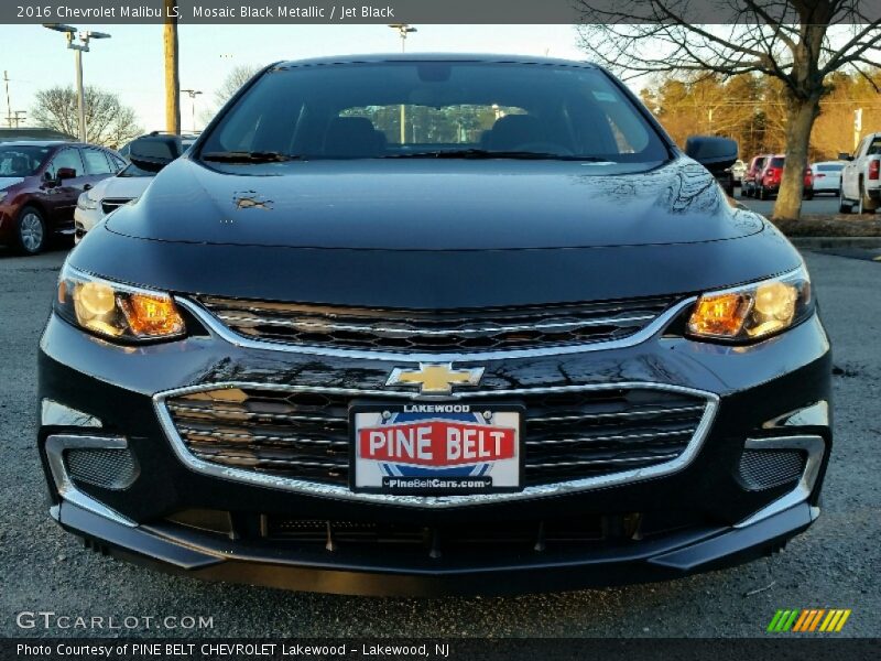 Mosaic Black Metallic / Jet Black 2016 Chevrolet Malibu LS