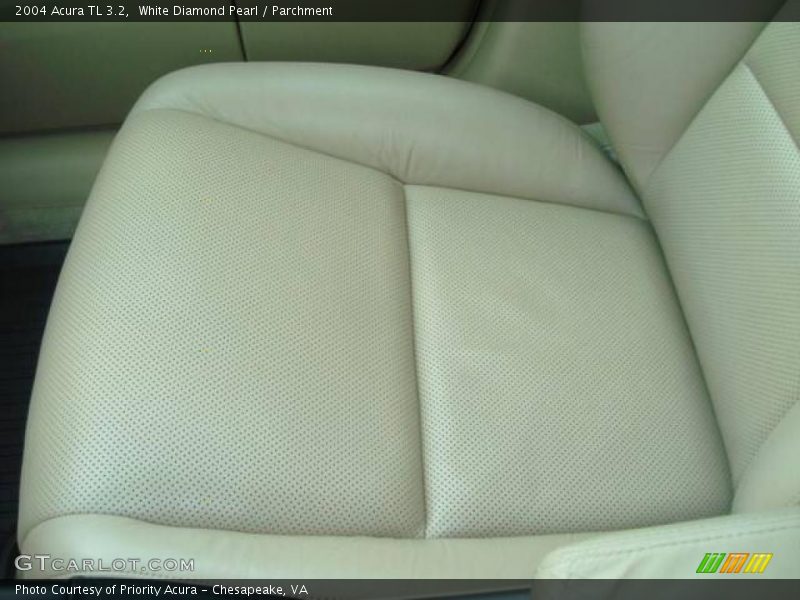 White Diamond Pearl / Parchment 2004 Acura TL 3.2