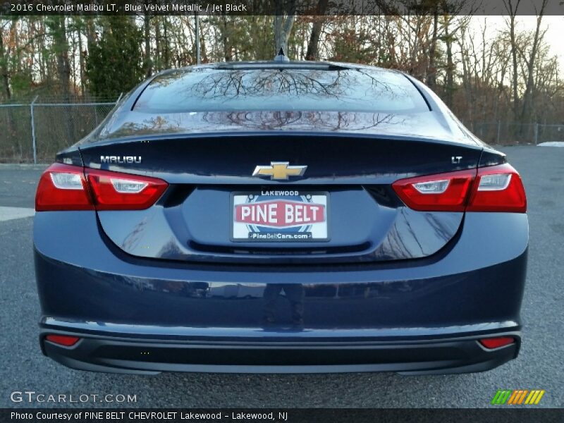 Blue Velvet Metallic / Jet Black 2016 Chevrolet Malibu LT