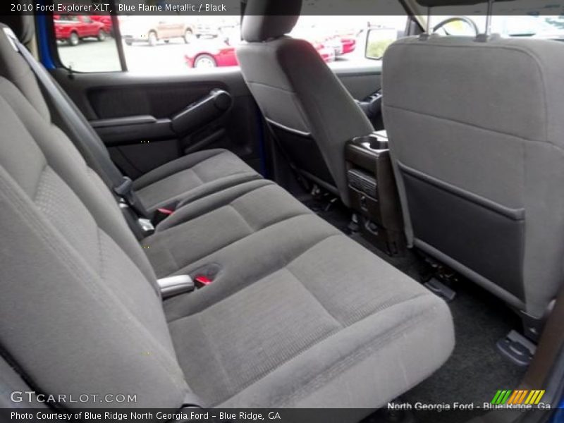 Blue Flame Metallic / Black 2010 Ford Explorer XLT