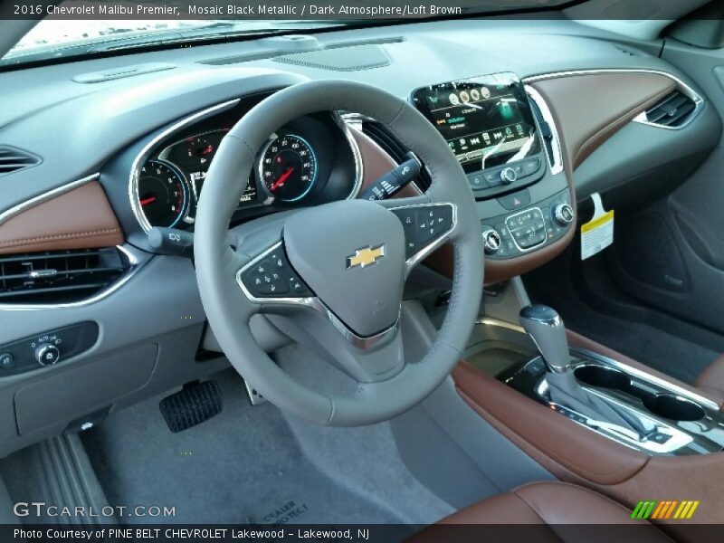 Dark Atmosphere/Loft Brown Interior - 2016 Malibu Premier 