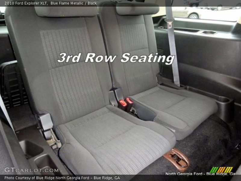 Blue Flame Metallic / Black 2010 Ford Explorer XLT