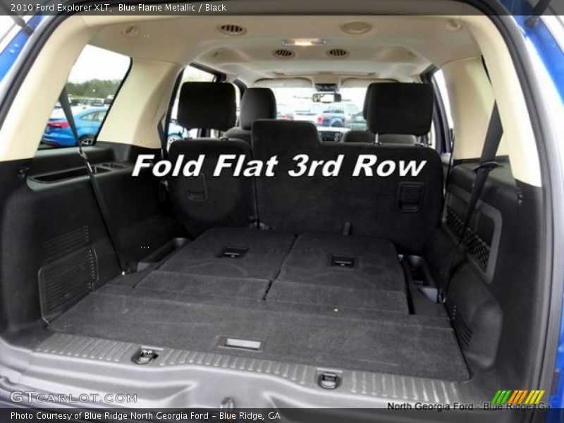 Blue Flame Metallic / Black 2010 Ford Explorer XLT
