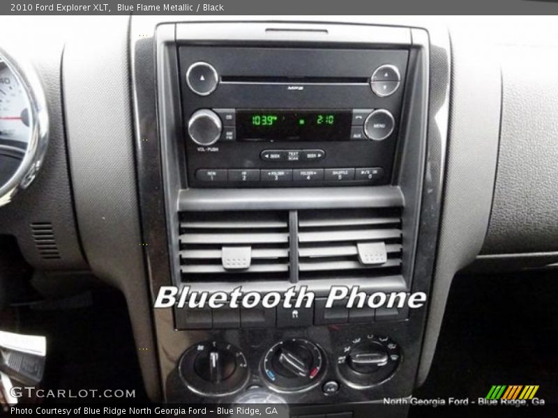 Blue Flame Metallic / Black 2010 Ford Explorer XLT