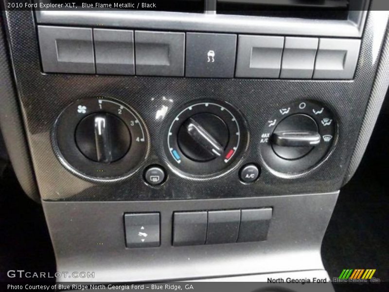 Blue Flame Metallic / Black 2010 Ford Explorer XLT