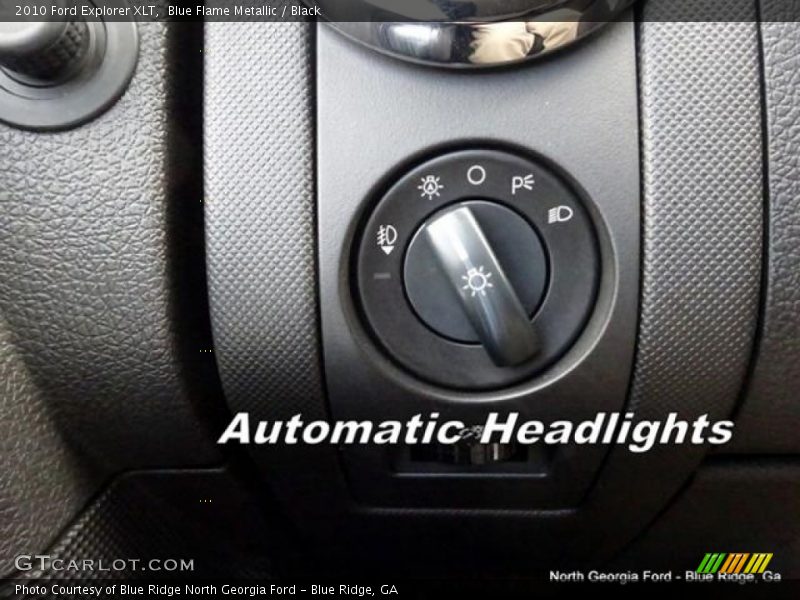 Blue Flame Metallic / Black 2010 Ford Explorer XLT