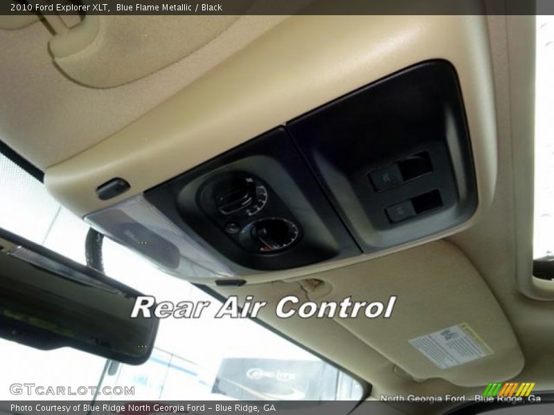 Blue Flame Metallic / Black 2010 Ford Explorer XLT
