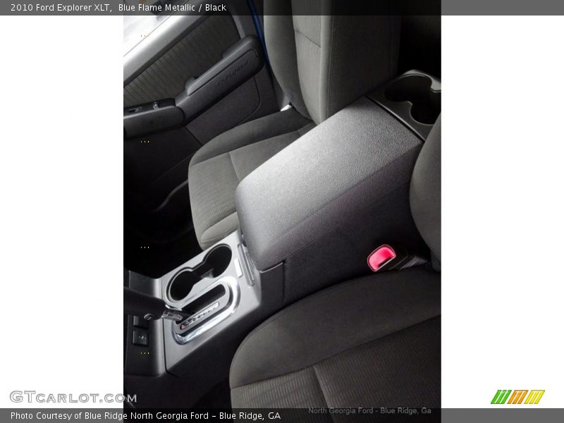 Blue Flame Metallic / Black 2010 Ford Explorer XLT