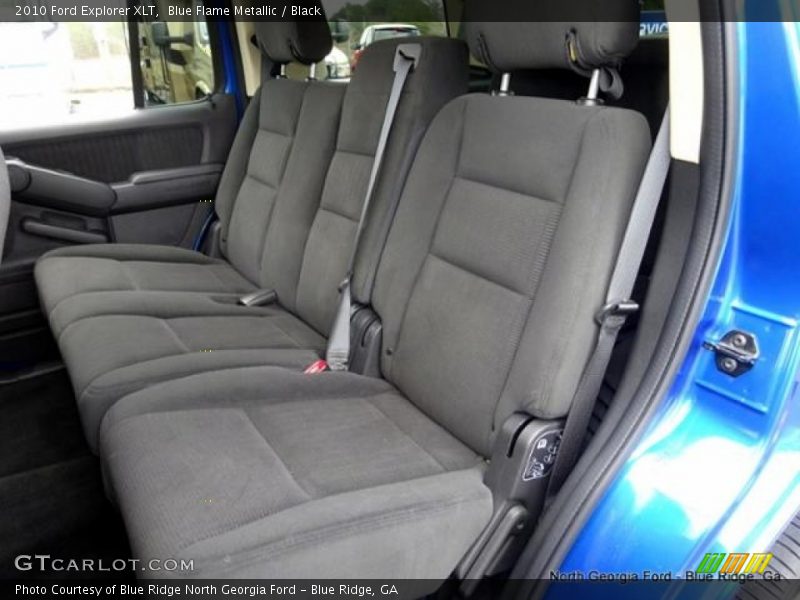 Blue Flame Metallic / Black 2010 Ford Explorer XLT