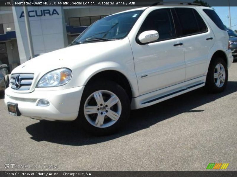 Alabaster White / Ash 2005 Mercedes-Benz ML 350 4Matic Special Edition