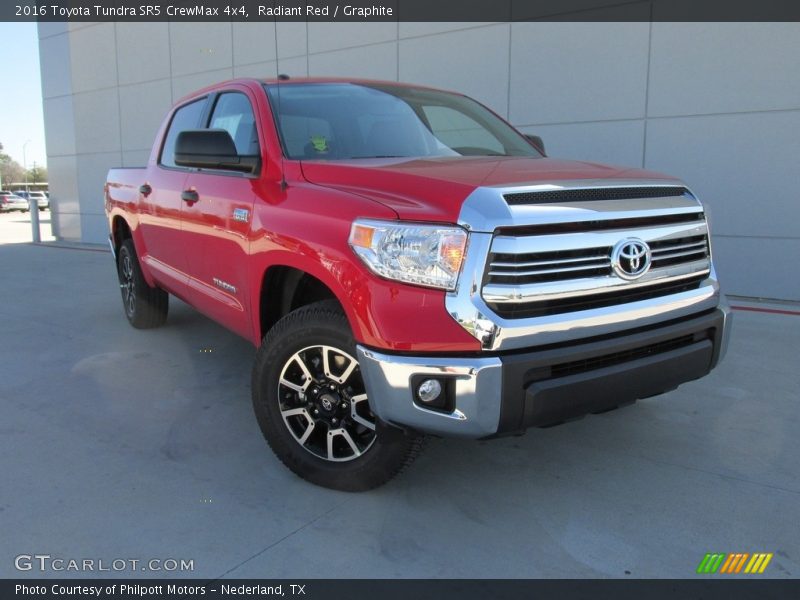 Radiant Red / Graphite 2016 Toyota Tundra SR5 CrewMax 4x4